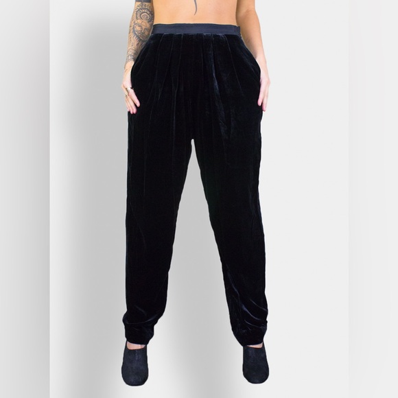 Ulla Johnson Pants - Ulla Johnson Monique Pants – Noir Velvet